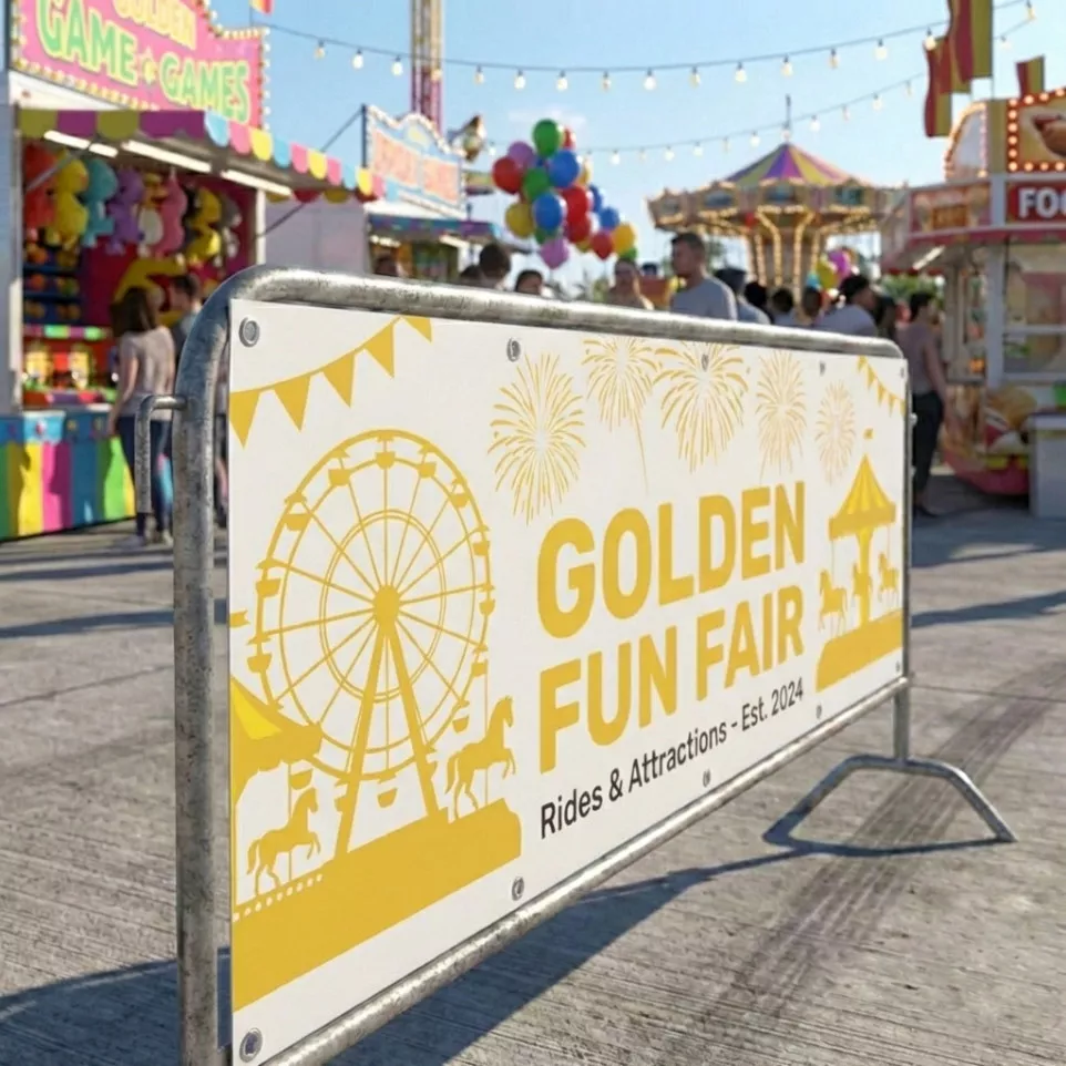 Bâche barrière Police recto 250cm