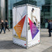 Advertising structure cube