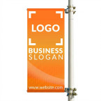 Street lamp banner
