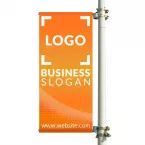 Street lamp banner