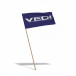 Drapeau à main sur hampe