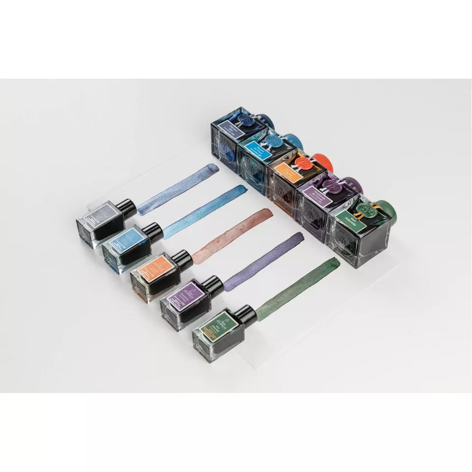 Encre 1798 à paillettes argentées...