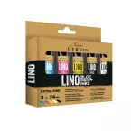 Set Lino inkt 5x35ml- Primaire kleuren/ St.