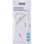 DONAU Geometric Drawing Kit, 4 Pieces
