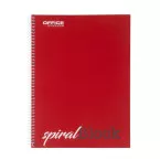 OFFICE PRODUCTS Spiral Bound Notebook, A4, 80 Sheets, Lined