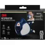 3M Reusable Respirator Mask with Integrated Filters ABEK1P3 Protection