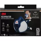 3M mondmasker met geïntegreerde filters, herbruikbaar, biedt A1P2 ademhalingsbescherming