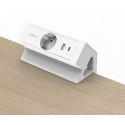 Fellowes douille Power Desk, 1 prise + 1 x USB-A + 1 x USB-C, blanc, pour les Pays-Bas