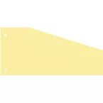 Kangaro trapezoidal dividers, pack of 100 pieces, yellow