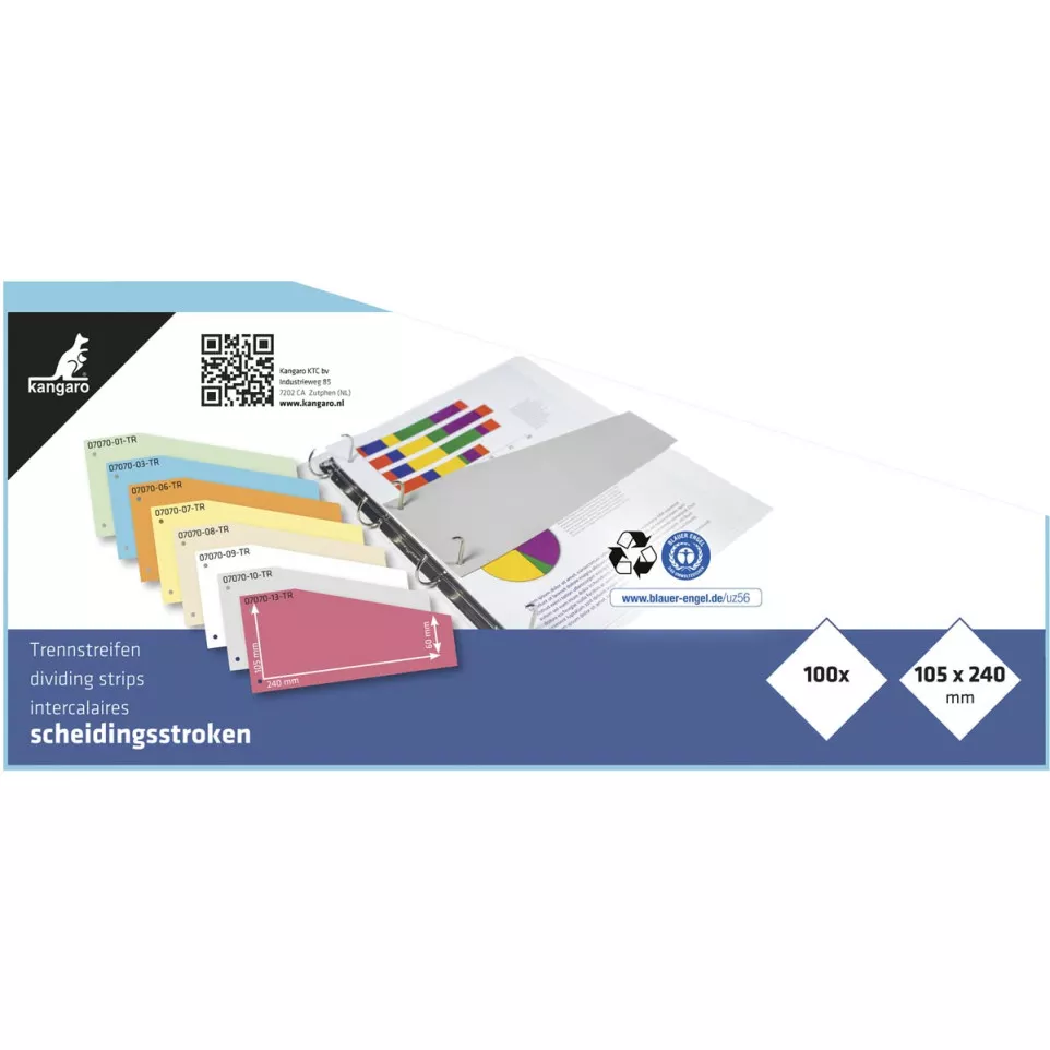 Kangaro trapezoidal dividers, pack of...