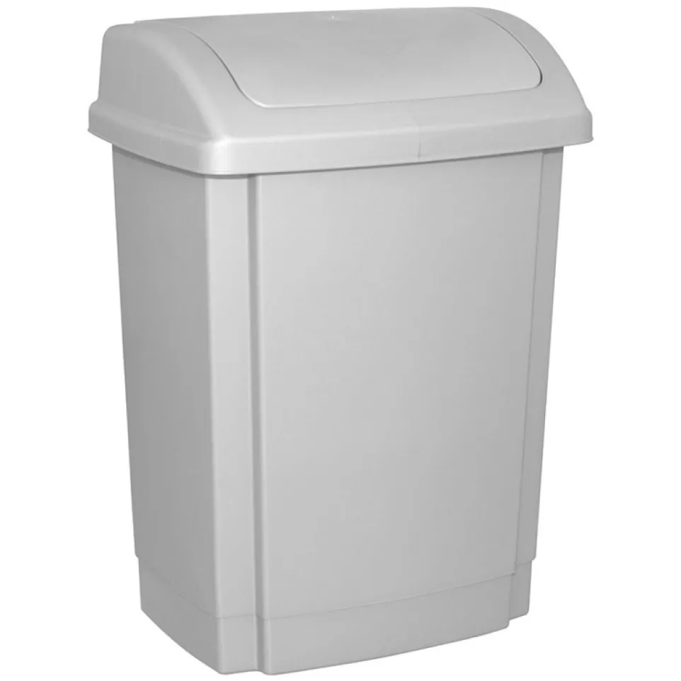 OFFICE PRODUCTS Swing Lid Waste Bin,...