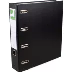 Q-CONNECT classeur, pour ft A4, double, en PP et papier, dos de 8 cm, noir