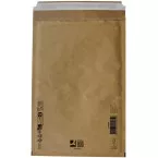 Q-CONNECT Bubble Mailers, Brown, 6-F, 240 x 350 mm, Box of 100 Pieces