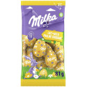 Milka paaseitjes, 81 g, melk praliné