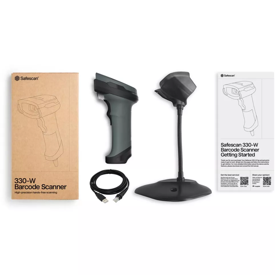 Safescan lecteur de codes-barres 330-W