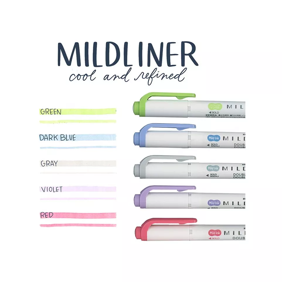 ZEBRA MILDLINER markeerstift, dubbele...