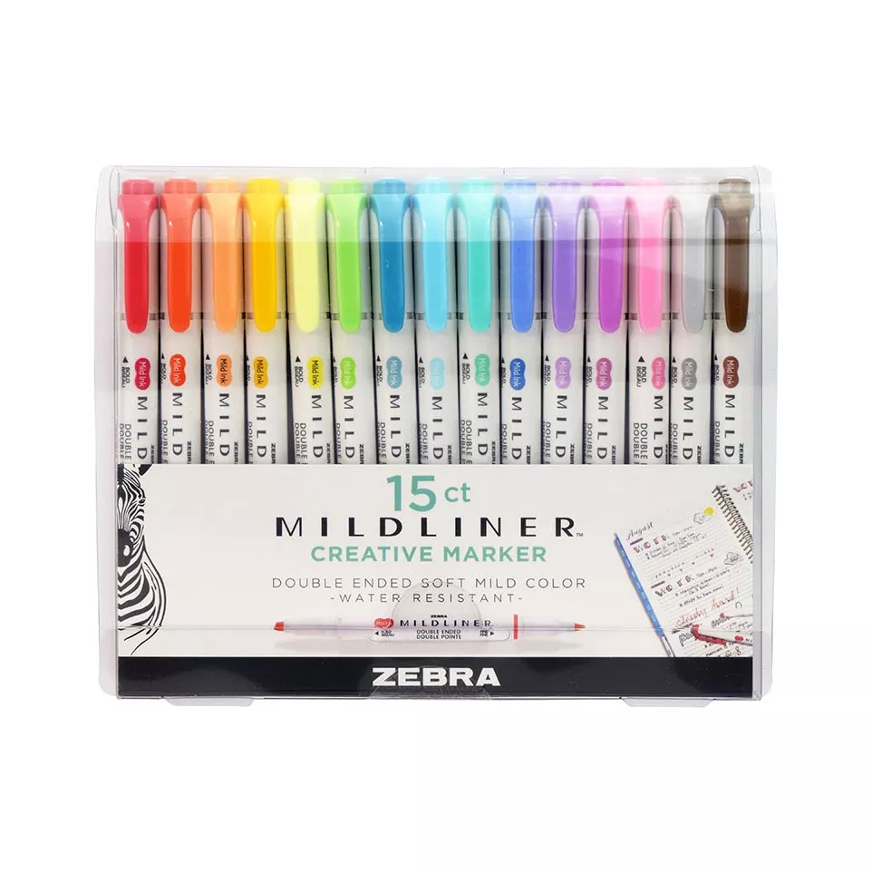 ZEBRA MILDLINER Double-Ended...