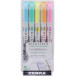 ZEBRA MILDLINER markeerstift, dubbele punt, Fluor, etui van 5 stuks, in geassorteerde kleuren