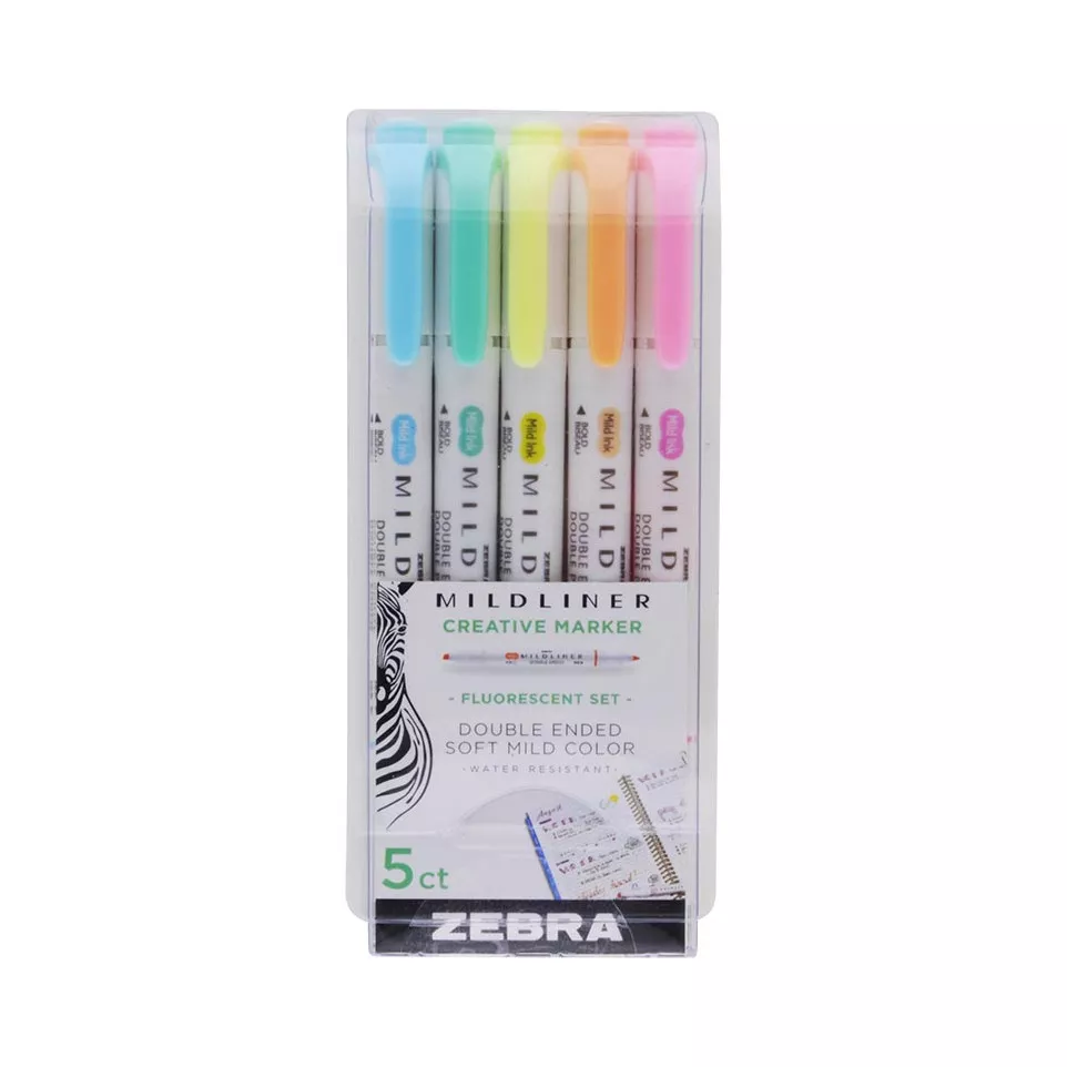 ZEBRA MILDLINER Double-Ended...