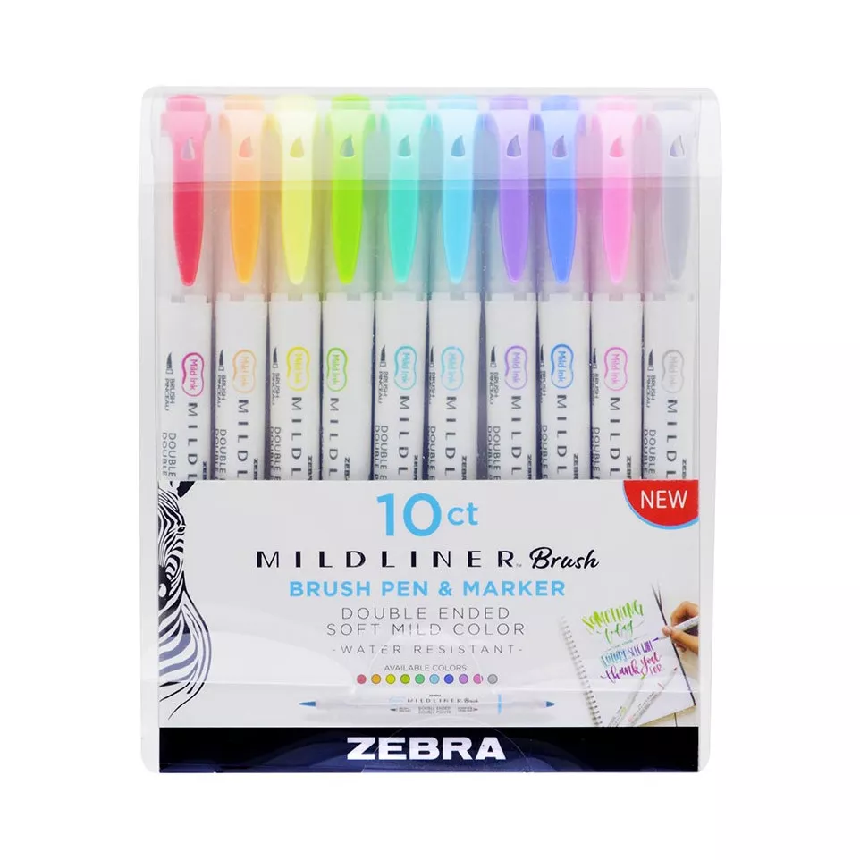 ZEBRA MILDLINER feutre pinceau et...