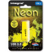 Integral Neon USB 3.0 stick, 16 GB, geel
