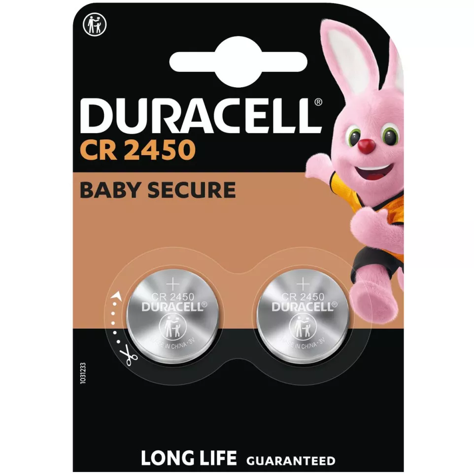 Duracell knoopcel CR2450, blister van...
