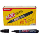ZEBRA M80 Permanent Marker, 2 mm, Round Tip, Black