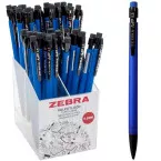 ZEBRA MP vulpotlood, 0,5 mm, HB, blauw, met display geleverd