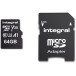 Integral microSDXC Memory Card V30, 64GB