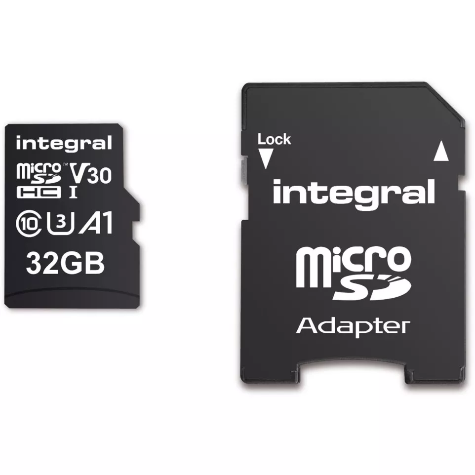 Integral carte mémoire microSDXC V30,...