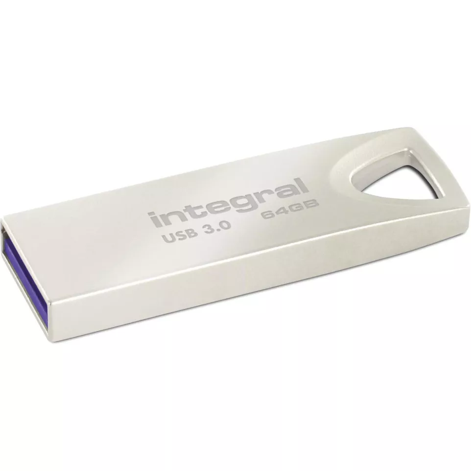 Integral ARC clé USB 3.0, 64 Go, argent