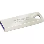 Integral ARC USB 3.0 Flash Drive, 64 GB, Silver