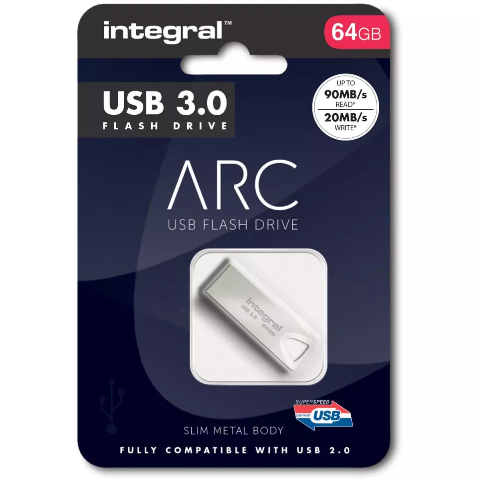 Integral ARC USB stick 3.0, 64 GB,...