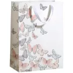 Sac cadeau Tender Butterflies, L, 33,5 x 26 x 13,5 cm