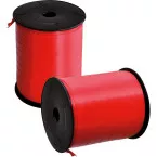 Ruban cadeau, 10 mm x 250 m, rouge
