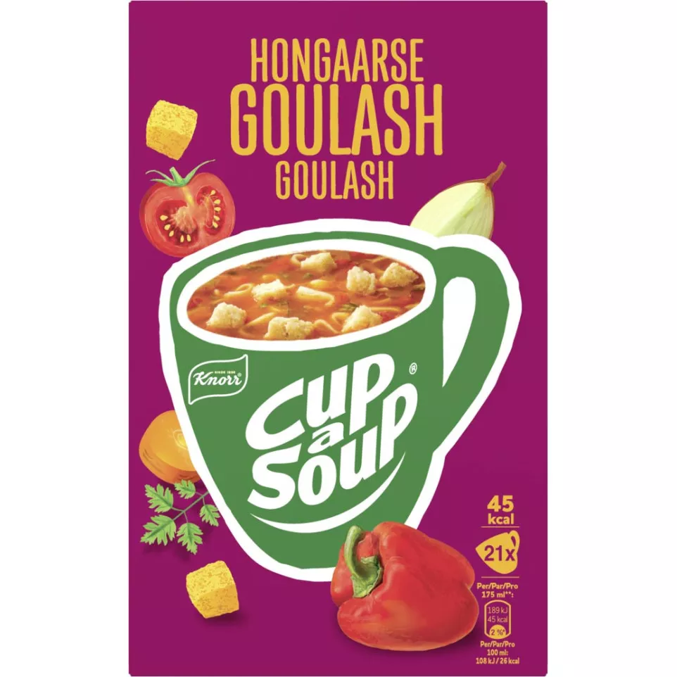 Knorr Cup-a-Soup goulash, paquet de...