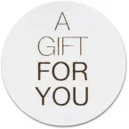 Etiquette imprimée, sur rouleau, diamètre 39 mm, 500 pièces, A Gift For You