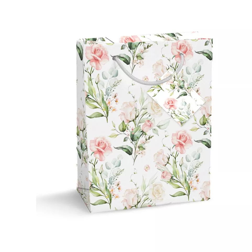 Sac cadeau Roses and Roses, L, 20 x...