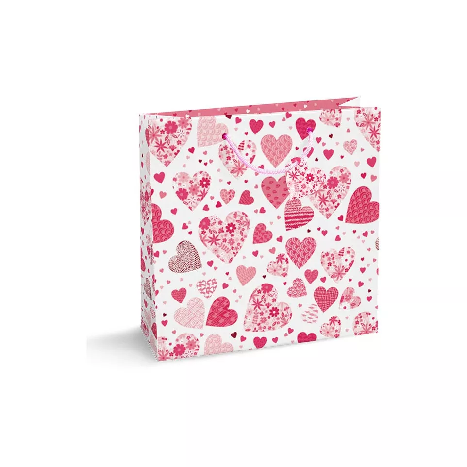 Geschenkzak Listen To Your Heart, S,...