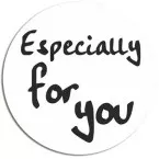 Etiquette imprimée, sur rouleau, diamètre 39 mm, 500 pièces, Especially 4 You