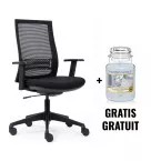 ACTION EUROSEATS: 1 x chaise de bureau Canillo (réf. CAN2010) + GRATUIT 1 x Yankee bougie, 623 g
