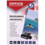 OFFICE Products A3 laminating pouches, 200 microns (2 x 100 microns), pack of 100 pieces