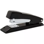 Office stapler, metal, 30 sheets, black