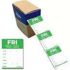 Avery food safety labels HACCP Friday 40 x 56 mm dispenser box of 500 pieces