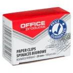 OFFICE products papierklemmen, 28 mm, gegalvaniseerd, doos van 100 stuks