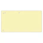 OFFICE products verdeelstroken, 240 x 105 mm, pak van 100 stuks, geel