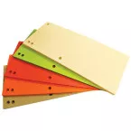 OFFICE products intercalaires, 235 x 105 mm, paquet de 100 pièces, couleurs assorties