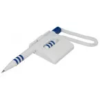 Office Horizontal Stylus Holder, Blue-White