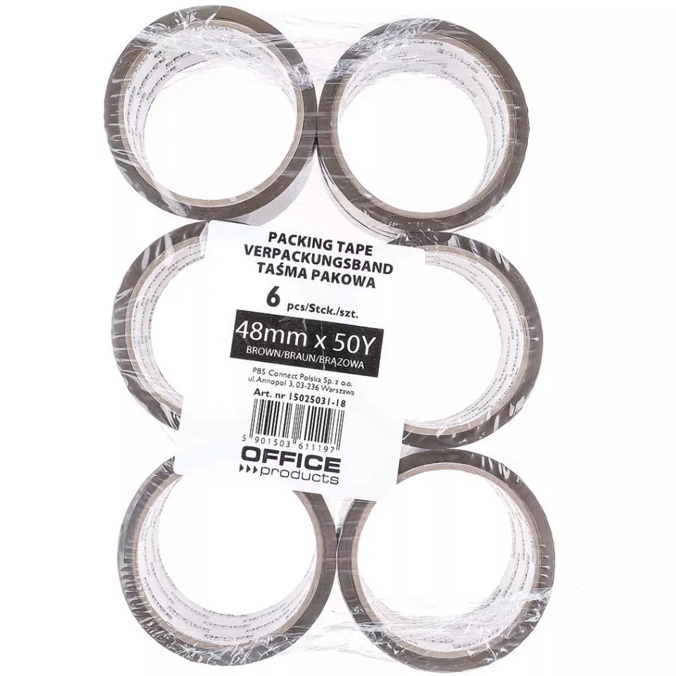 OFFICE Products brown packaging tape...