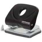OFFICE products hole punch, 10 sheets capacity, PP material, black